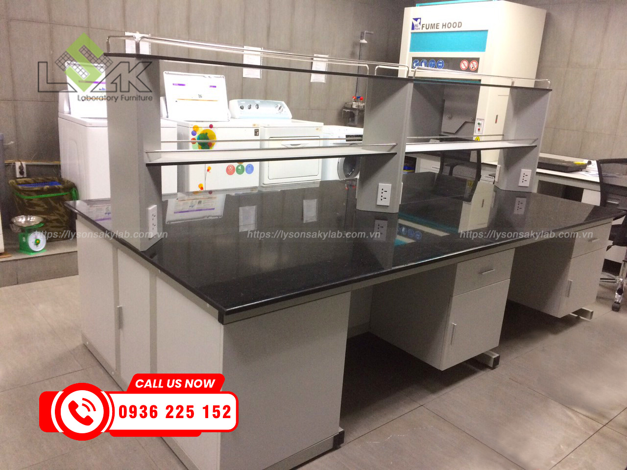 Bàn thí nghiệm mặt đá Granite