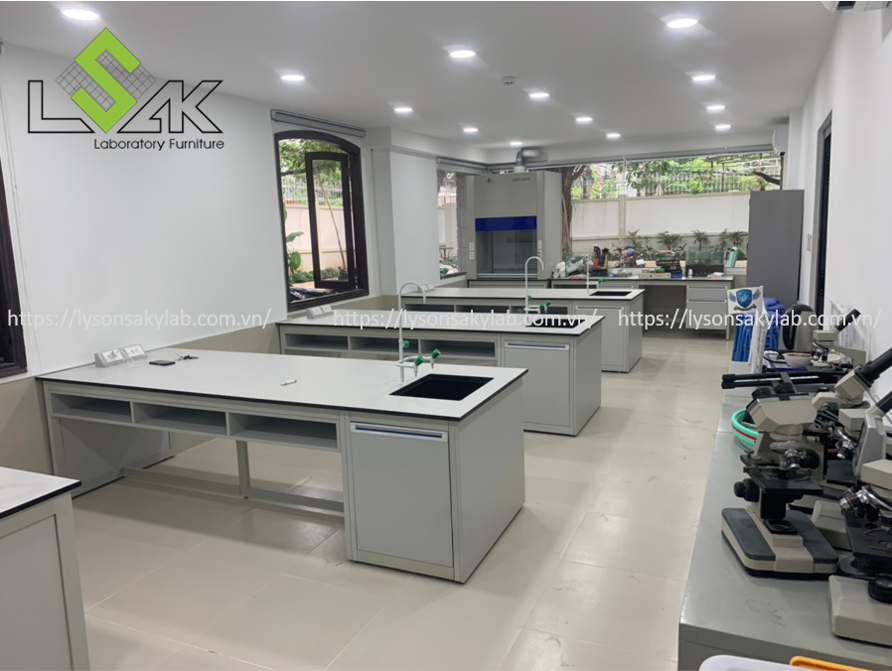 Bàn giao nội thất phòng thí nghiệm Trường Song Ngữ Quốc Tế Horizon
