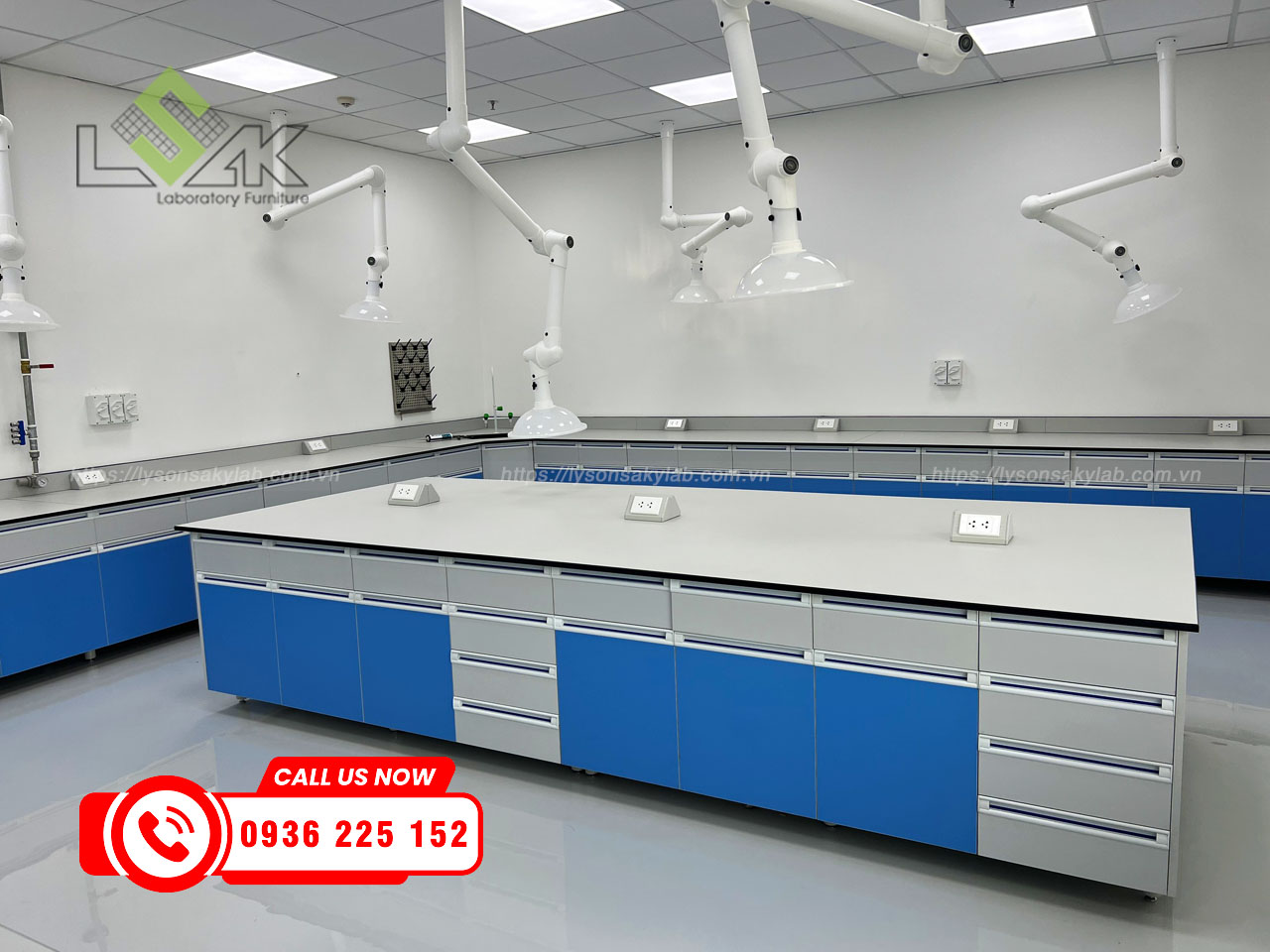 Chụp hút khí di động phòng thí nghiệm