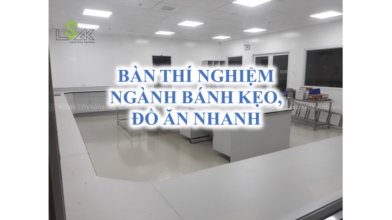 Cung cấp bàn thao tác ngành thức ăn nhanh đồ ăn vặt, bàn thí nghiệm thức ăn tiện lợi