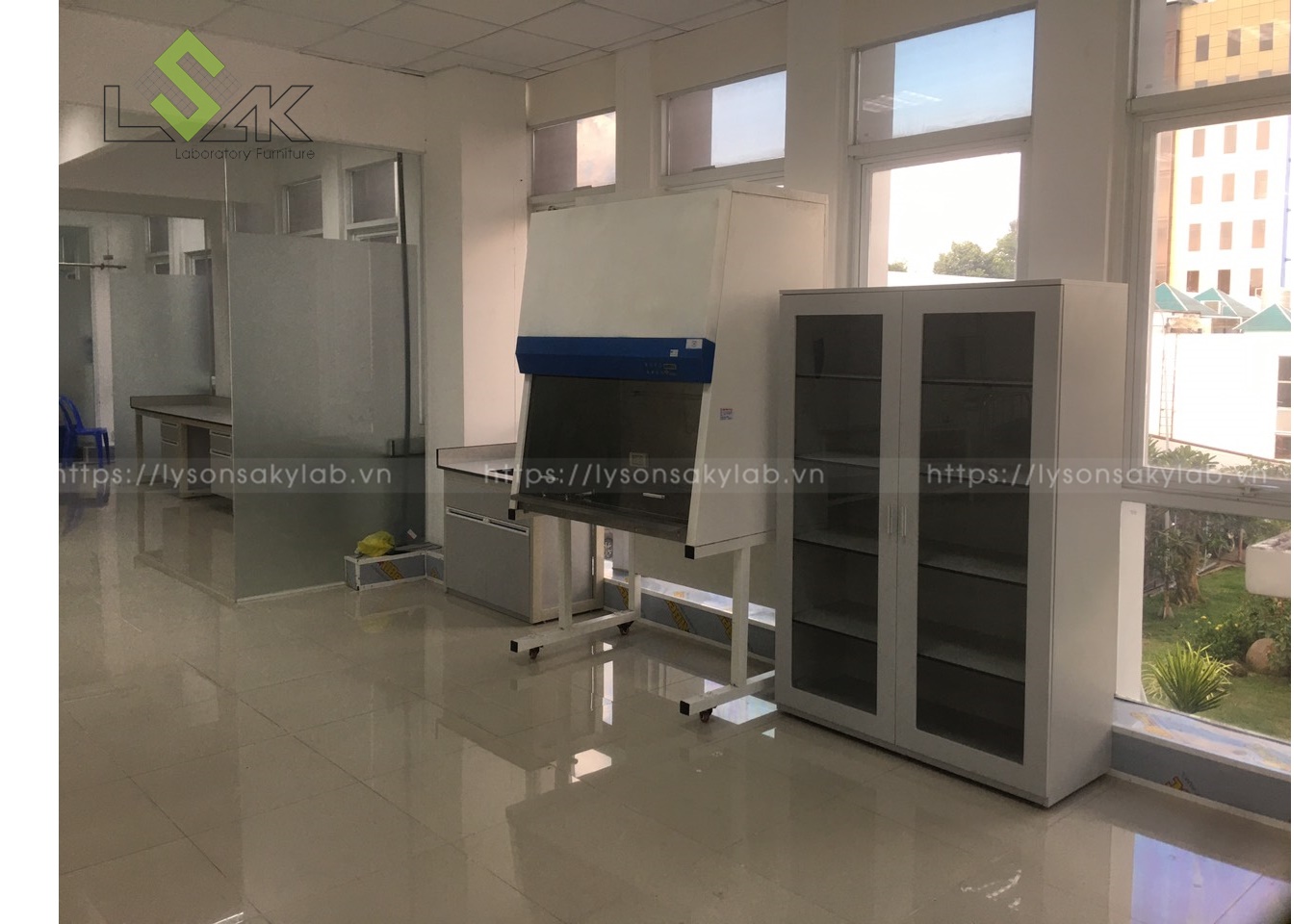 Cung Cấp Bàn Thí Nghiệm Cho Phòng Xét Nghiệm Phòng Khám Đa Khoa Linh Trung