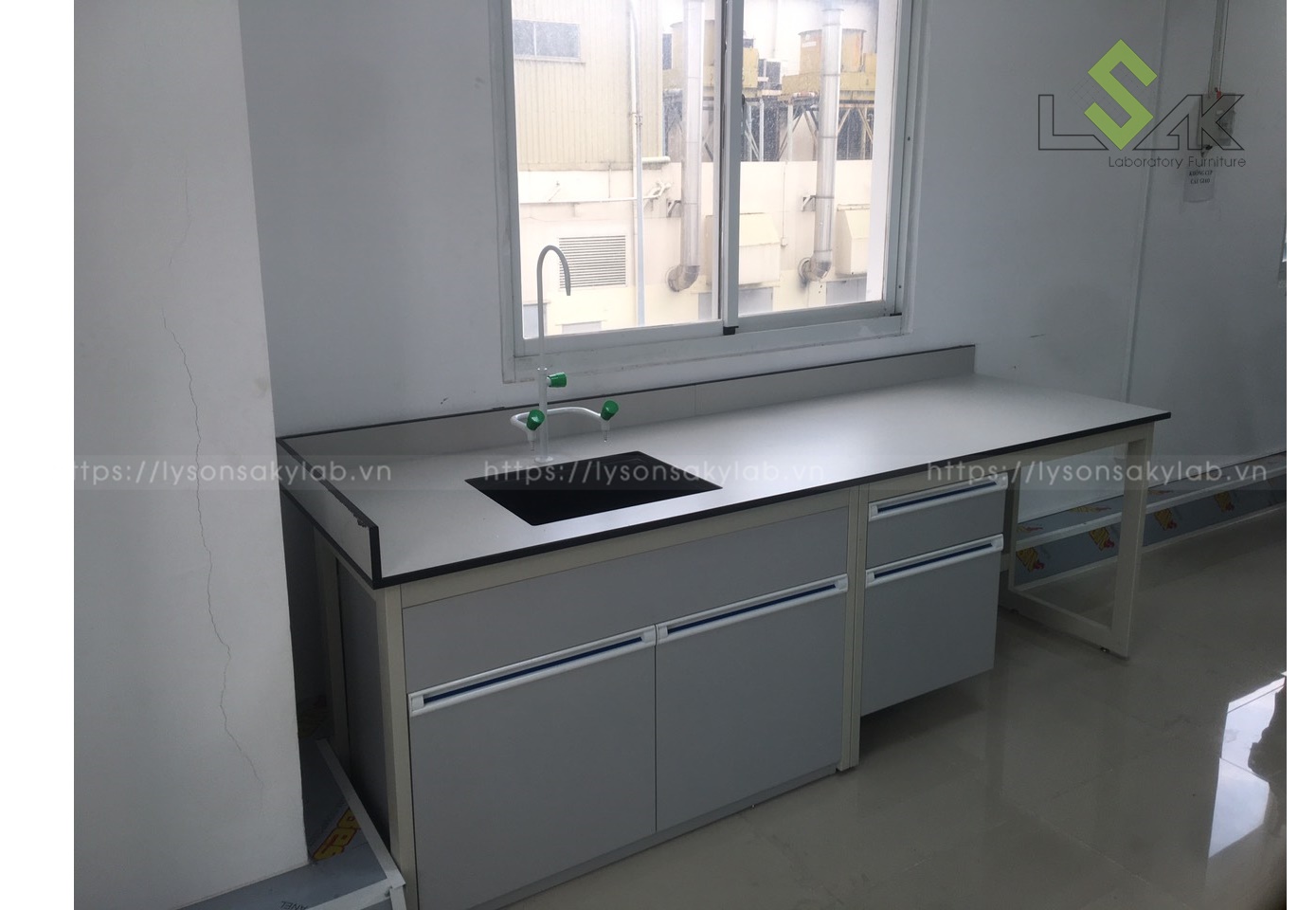 Cung Cấp Bàn Thí Nghiệm Cho Phòng Xét Nghiệm Phòng Khám Đa Khoa Linh Trung