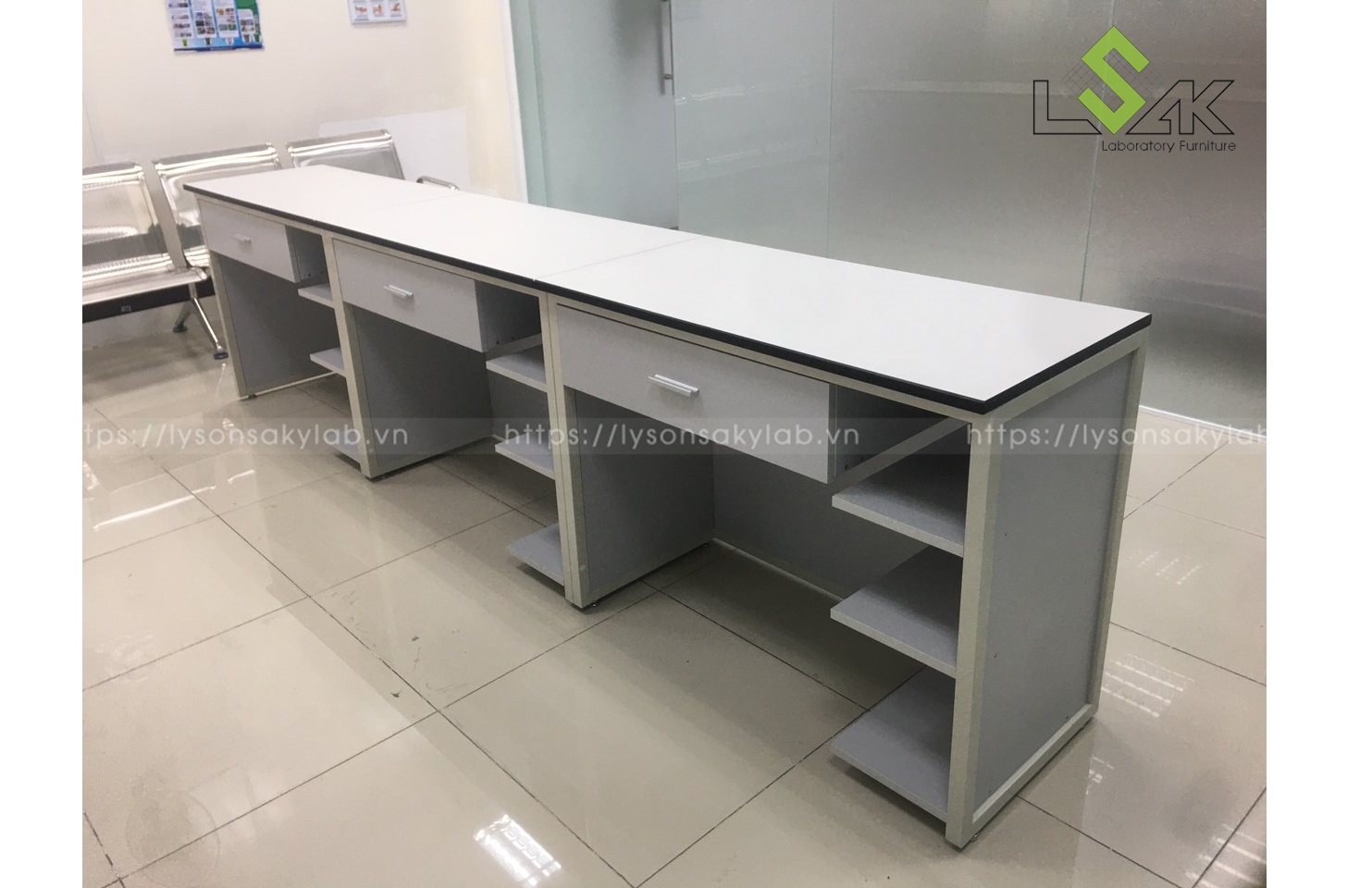 Cung Cấp Bàn Thí Nghiệm Cho Phòng Xét Nghiệm Phòng Khám Đa Khoa Linh Trung