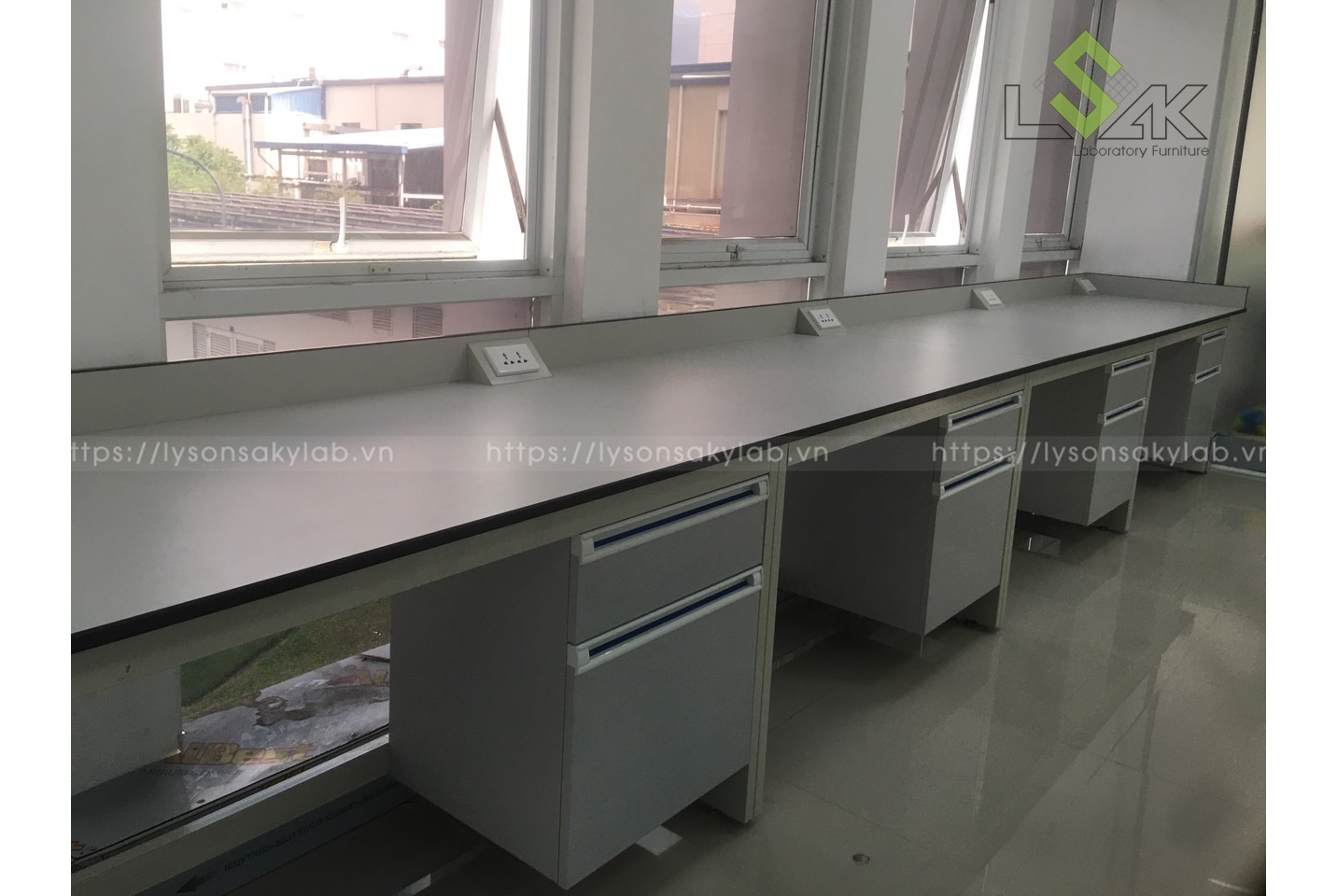 Cung Cấp Bàn Thí Nghiệm Cho Phòng Xét Nghiệm Phòng Khám Đa Khoa Linh Trung