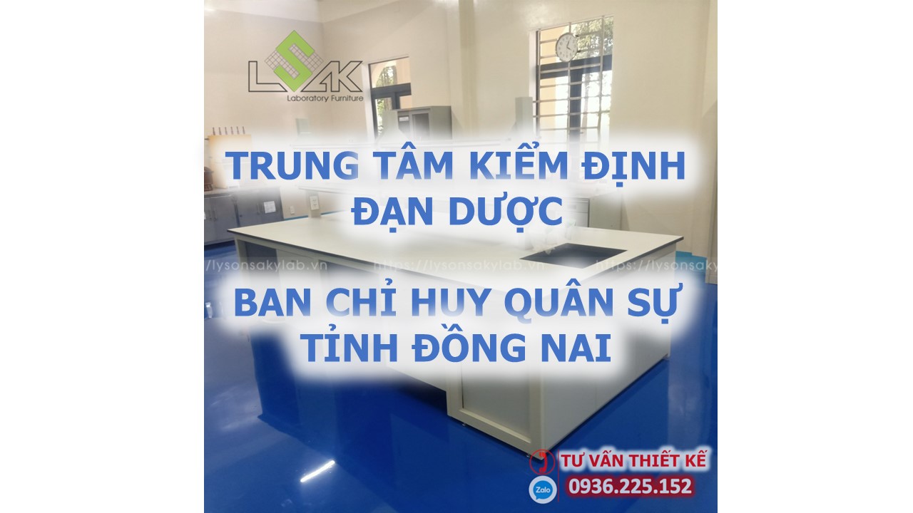 Thi Công Phòng Lab Trung Tâm Kiểm Định Đạn Dược Bộ Chỉ Huy Quân Sự Tĩnh Đồng Nai