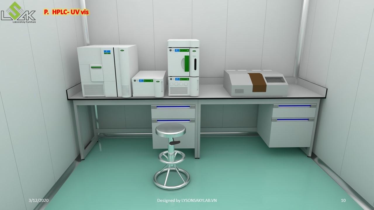 Thiết kế phòng lab nhà máy thực phẩm chức năng