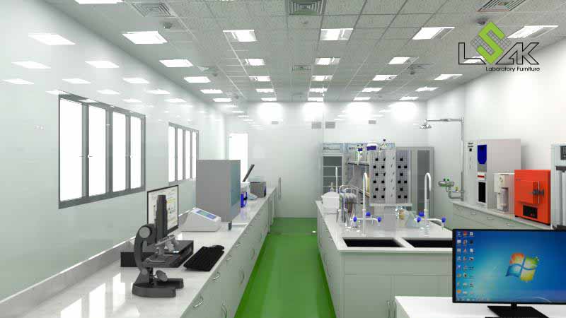 Thiết kế phòng QA/QC nhà máy dược phẩm