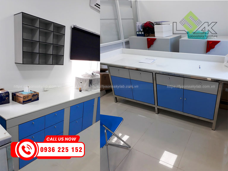 Dự án nội thất phòng kiểm định sữa và thức uống từ sữa Nhà máy bò sữa Long Thành Lothamilk