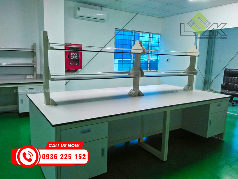 Dự án thi công nội thất phòng thí nghiệm QC Công ty Sơn Kansai Alphanam