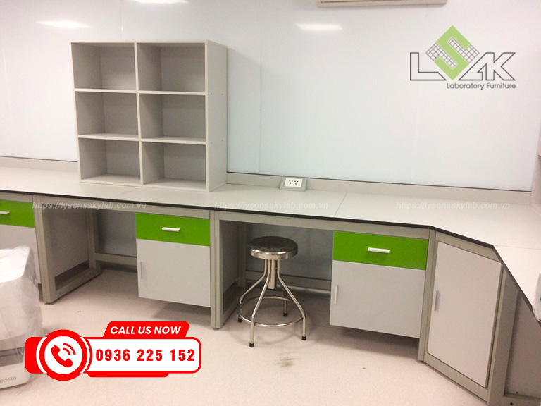 Thi công lắp đặt nội thất Phòng Lab chuẩn GMP – BV thẩm mỹ Quốc tế – Viện tế bào gốc DNA